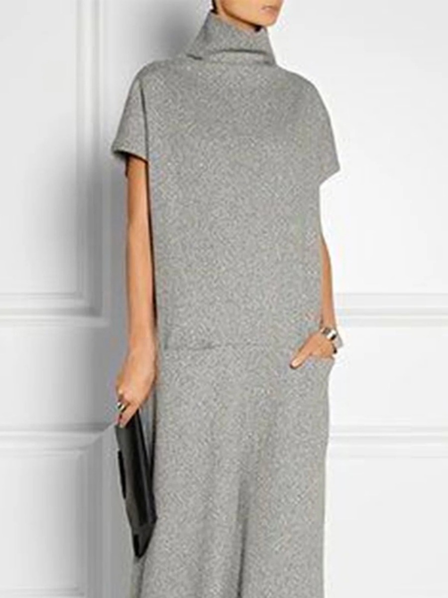 Freeacy Solid Gray Women's Cas - Women Formal Wear Zara reseña y precio