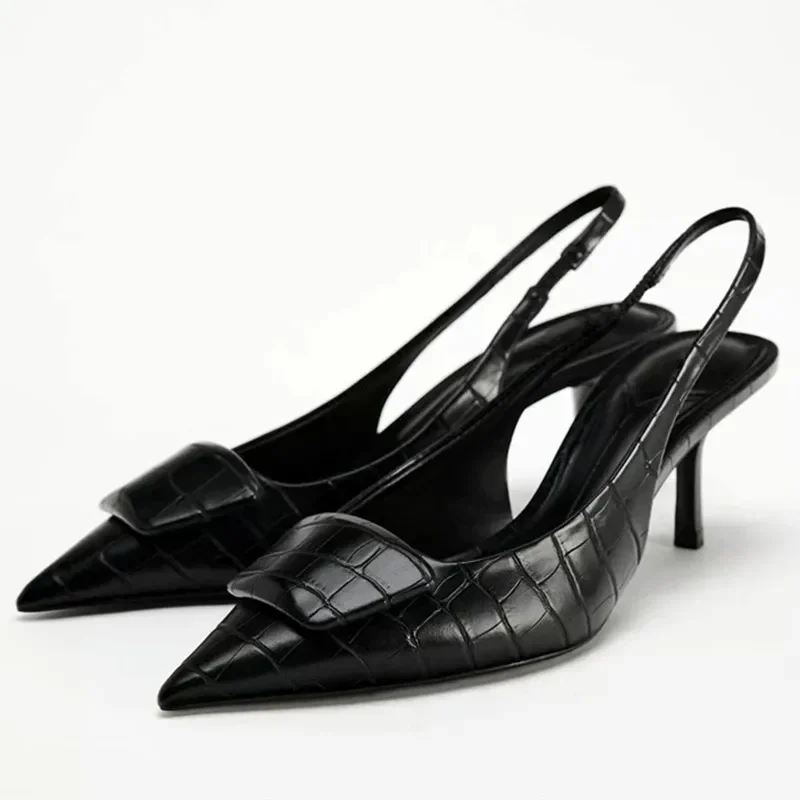 Sexy Pointed Toe Designer Pump - Slingback Heel Formal reseña y precio