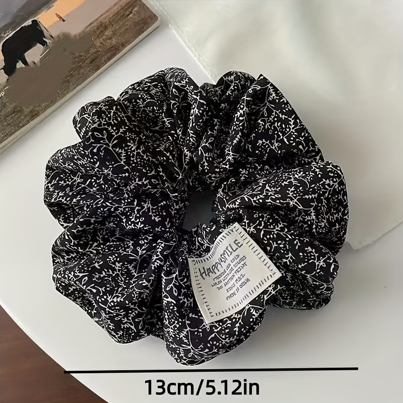 1Pc Elegant Floral Scrunchie,  - Formal Wear Hairstyles For Women reseña y precio