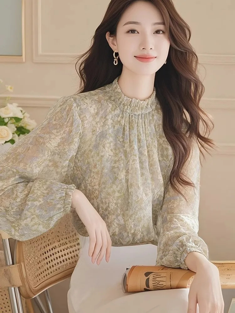 Long Sleeve Shirts Women Satin - Women Formal Blouses For Evening Wear reseña y precio