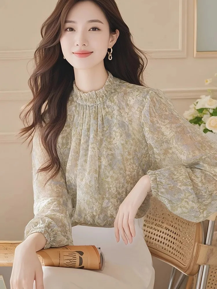 Long Sleeve Shirts Women Satin - Women Formal Blouses For Evening Wear reseña y precio