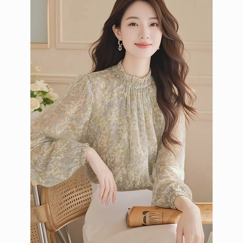 Long Sleeve Shirts Women Satin - Women Formal Blouses For Evening Wear reseña y precio