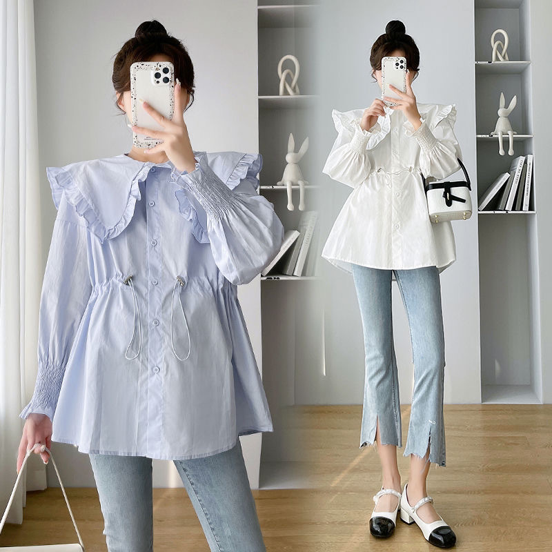 Long Sleeve Shirts Womens Cott - Women Formal Blouses For Evening Wear reseña y precio