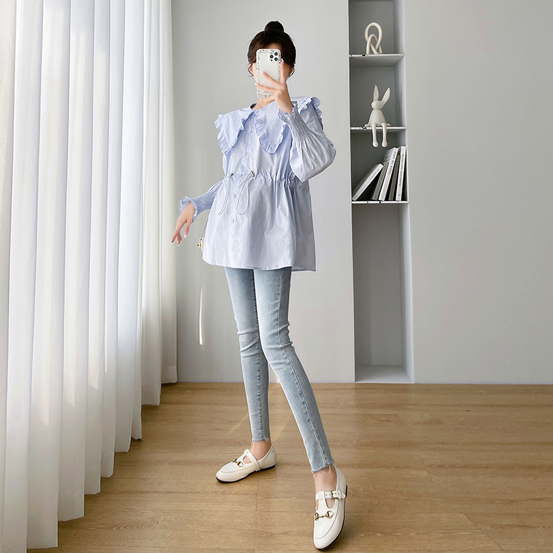 Long Sleeve Shirts Womens Cott - Women Formal Blouses For Evening Wear reseña y precio