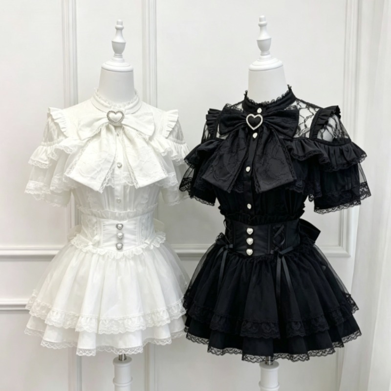 Japanese Lolita Blouse Women K - Women Formal Blouses For Evening Wear reseña y precio