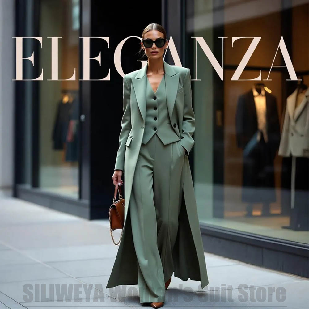 Chic Women's Suit Set Three Pi - Women Formal Wear Blazer Set reseña y precio