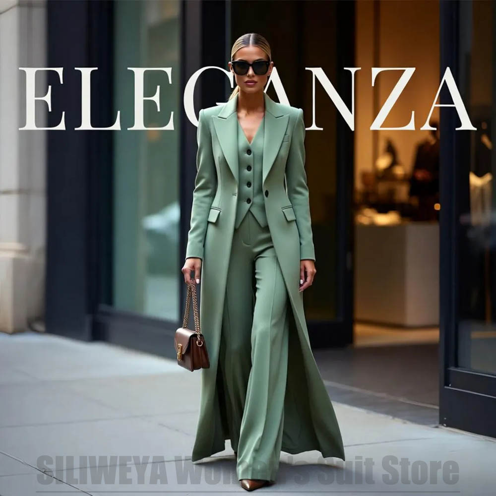 Chic Women's Suit Set Three Pi - Women Formal Wear Blazer Set reseña y precio