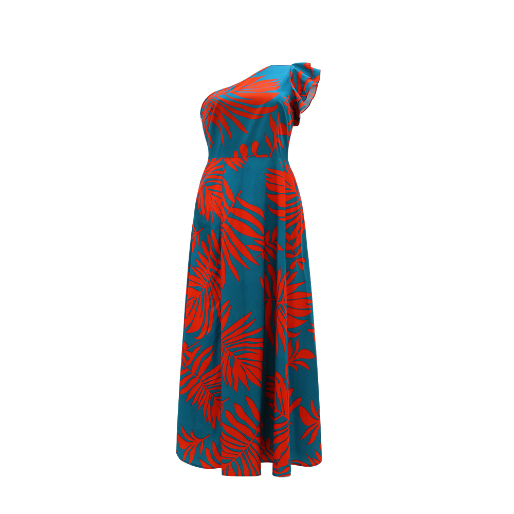 One Shoulder Tropical Print Ma - Women Formal Wear Zara reseña y precio