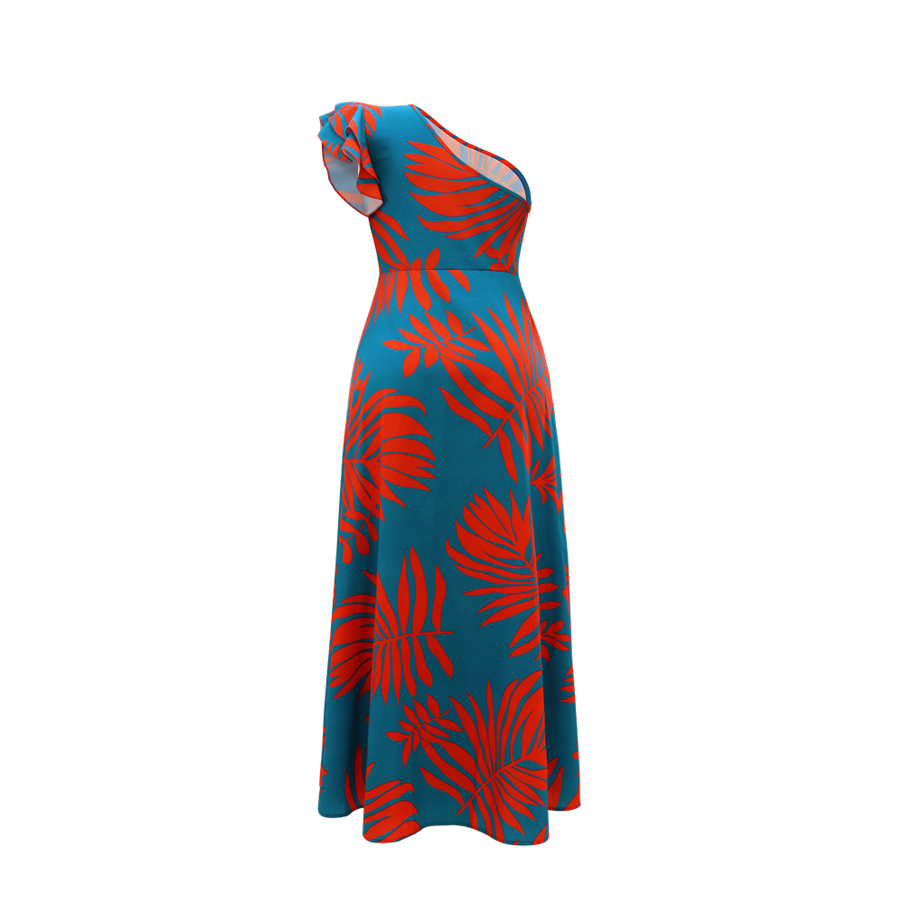 One Shoulder Tropical Print Ma - Women Formal Wear Zara reseña y precio