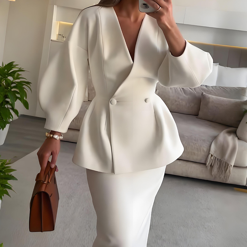 2 Piece Sets Women Outfits Ele - Women Formal Wear For Meeting reseña y precio