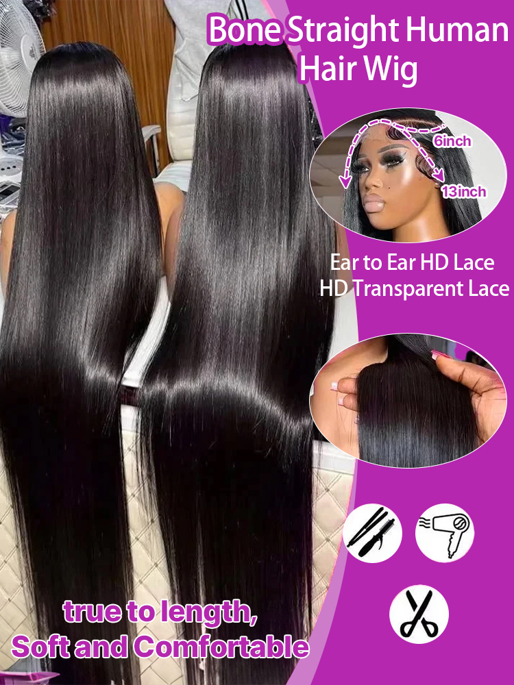 Bone Straight Brazilian Human  - Formal Wear Hairstyles For Women reseña y precio