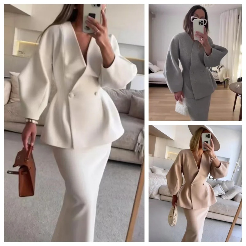 2 Piece Sets Women Outfits Ele - Women Formal Wear For Meeting reseña y precio
