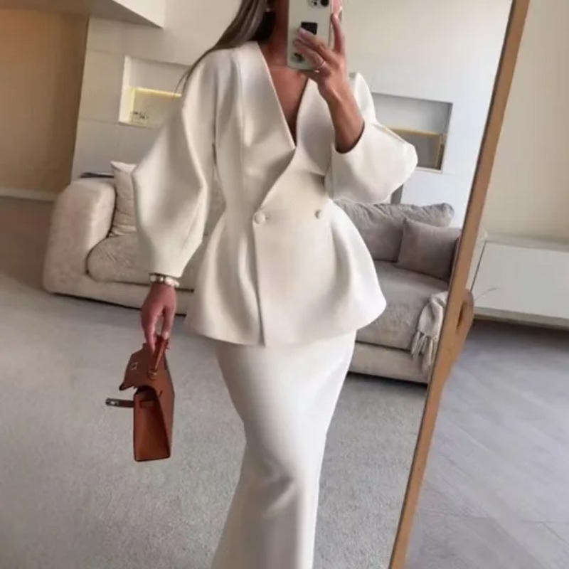 2 Piece Sets Women Outfits Ele - Women Formal Wear For Meeting reseña y precio