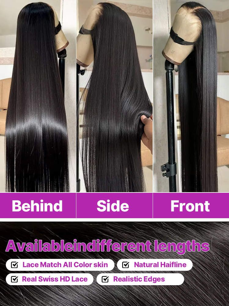 250% Density Bone Straight Hum - Formal Wear Hairstyles For Women reseña y precio