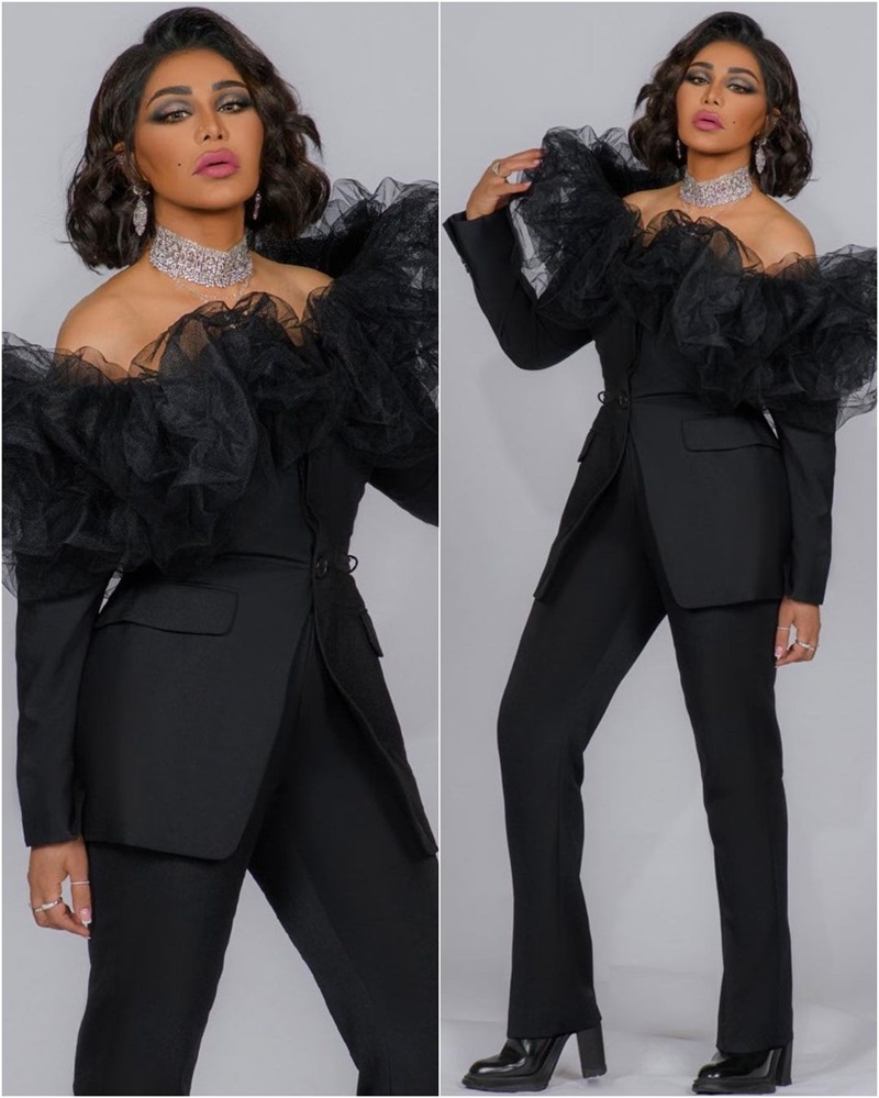Off Shoulder Women Suit Set Bl - Women Formal Wear Blazer Set reseña y precio