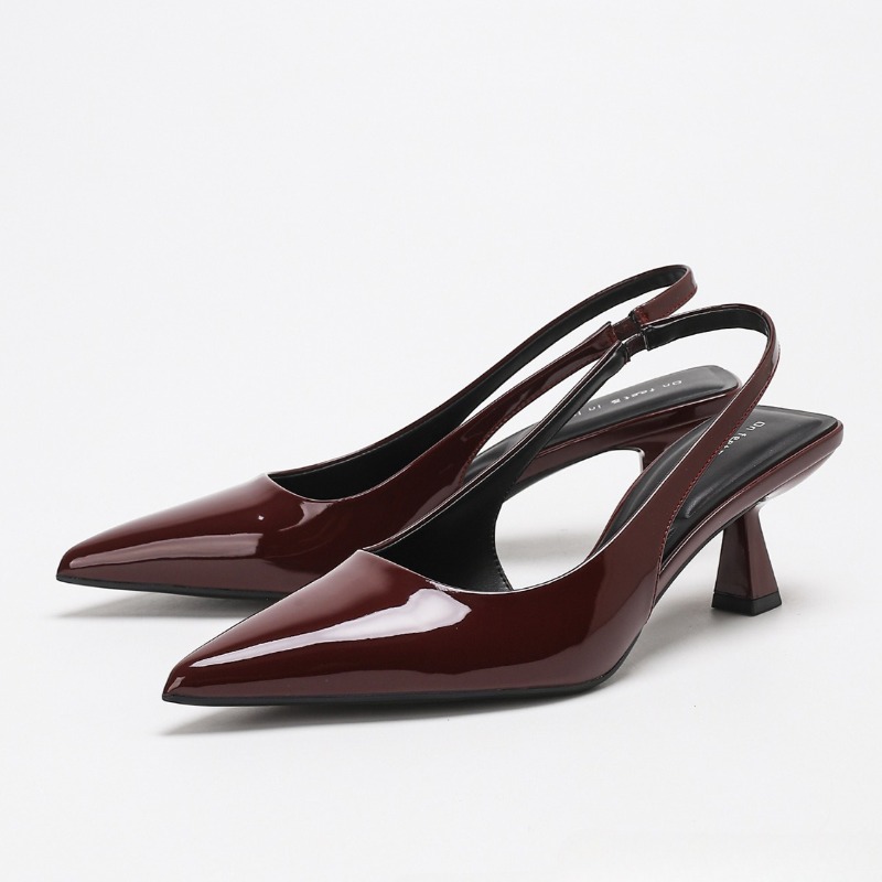 Elegant Backless High Heels Wo - Slingback Heel Formal reseña y precio
