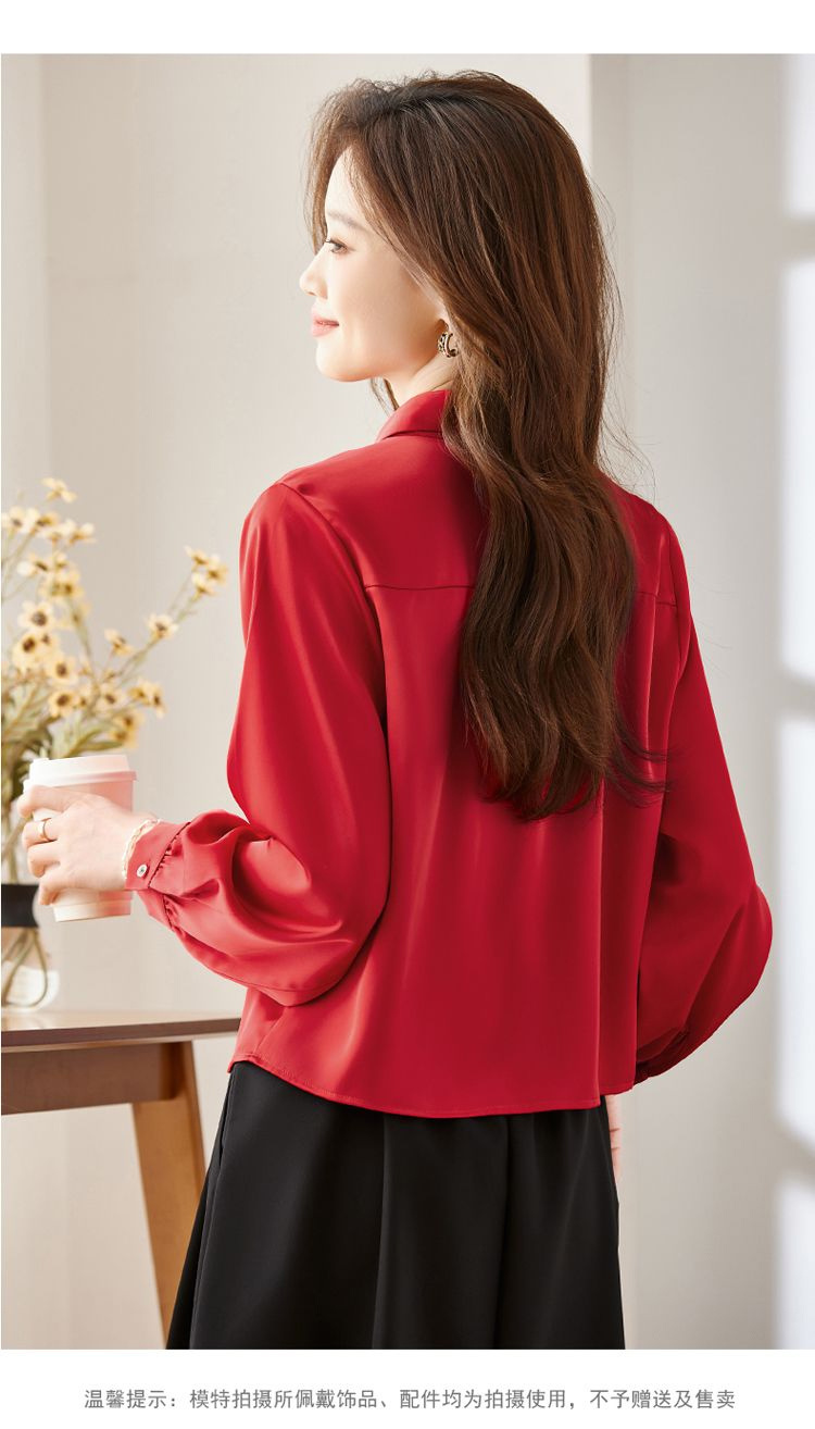 Long Sleeve Shirts Womens Cott - Women Formal Blouses For Evening Wear reseña y precio