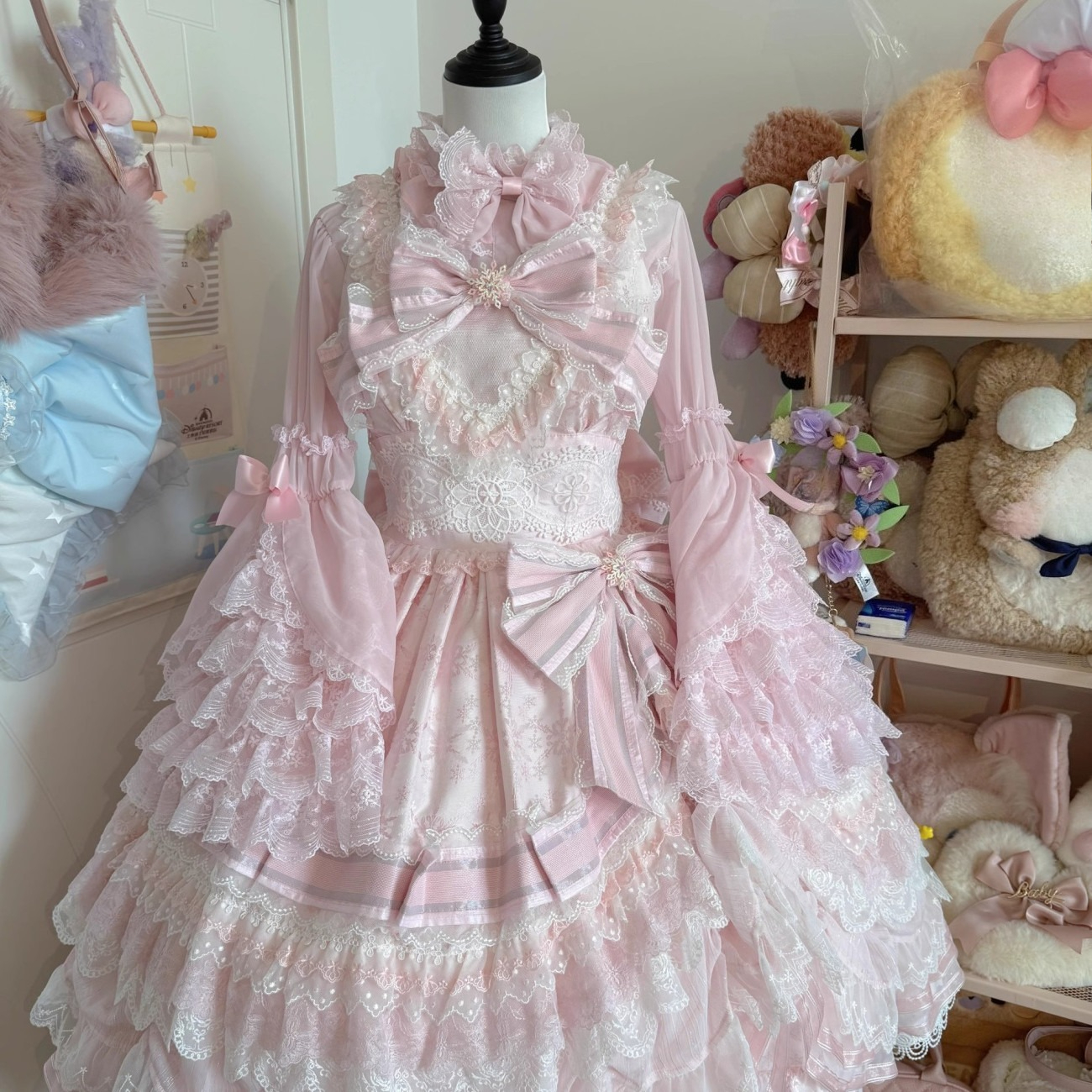 Kawaii Lolita Blouse Pearl But - Women Formal Blouses For Evening Wear reseña y precio