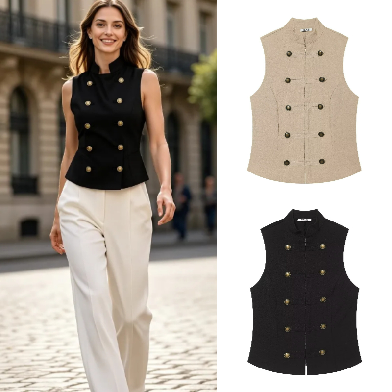 Women's Slim Fit Sleeveless Bu - Women Formal Blouses For Evening Wear reseña y precio