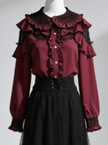Kawaii Harajuku JK Women Bow L - Women Formal Blouses For Evening Wear reseña y precio
