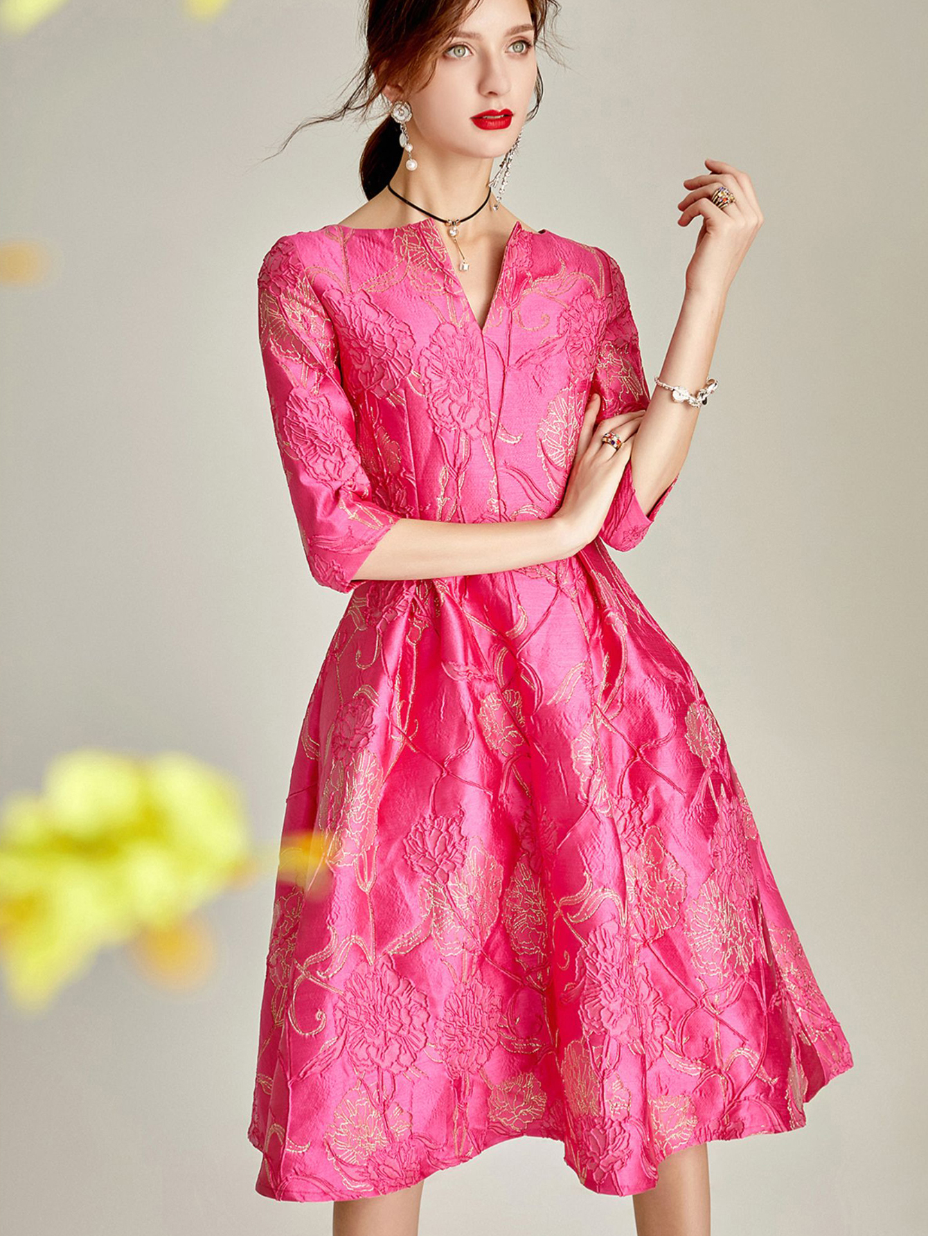 DEVCHATA Luxury Dress Women Fa - Women Formal Wear Zara reseña y precio