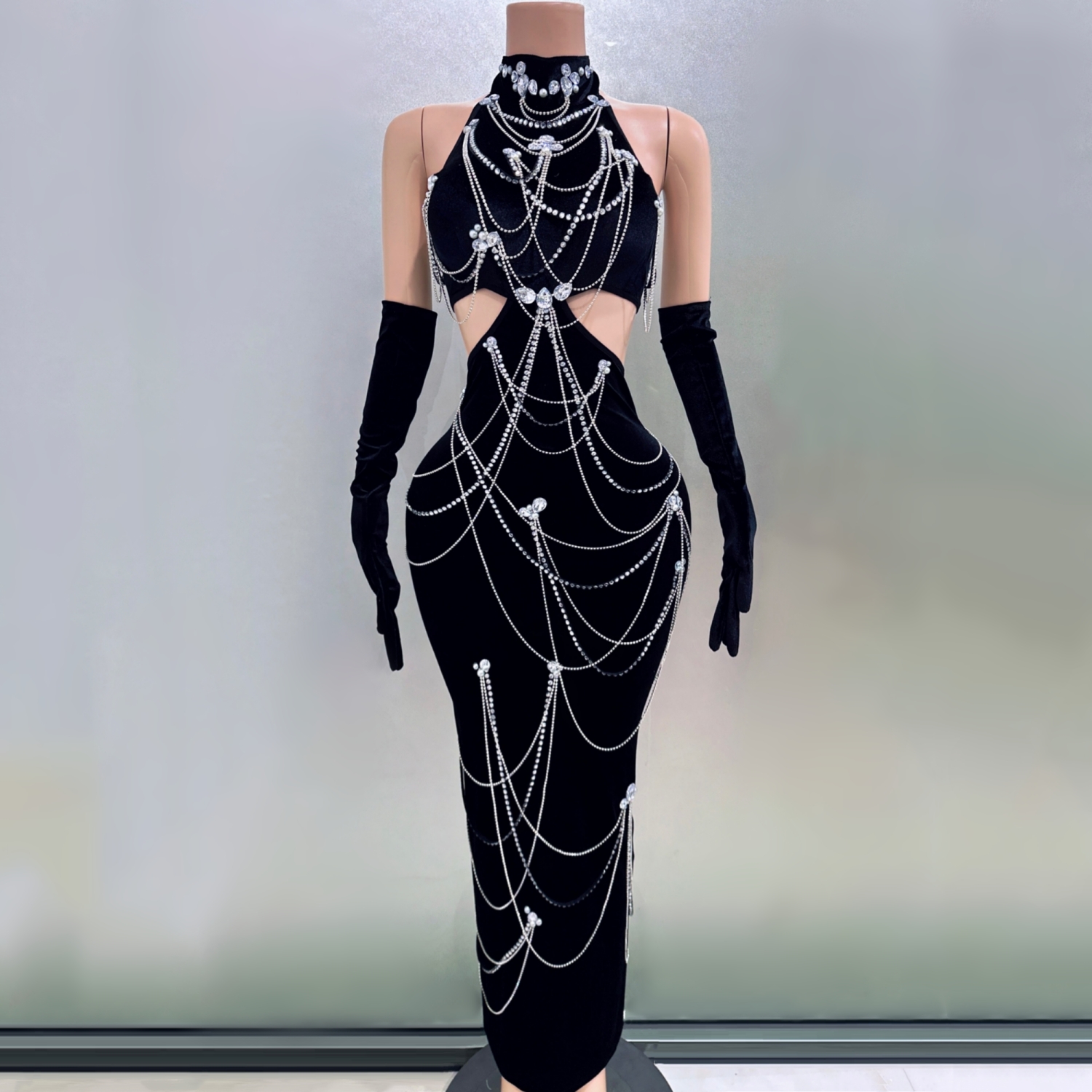 Sparkly Diamonds Tassels Chain - Women Formal Wear Zara reseña y precio