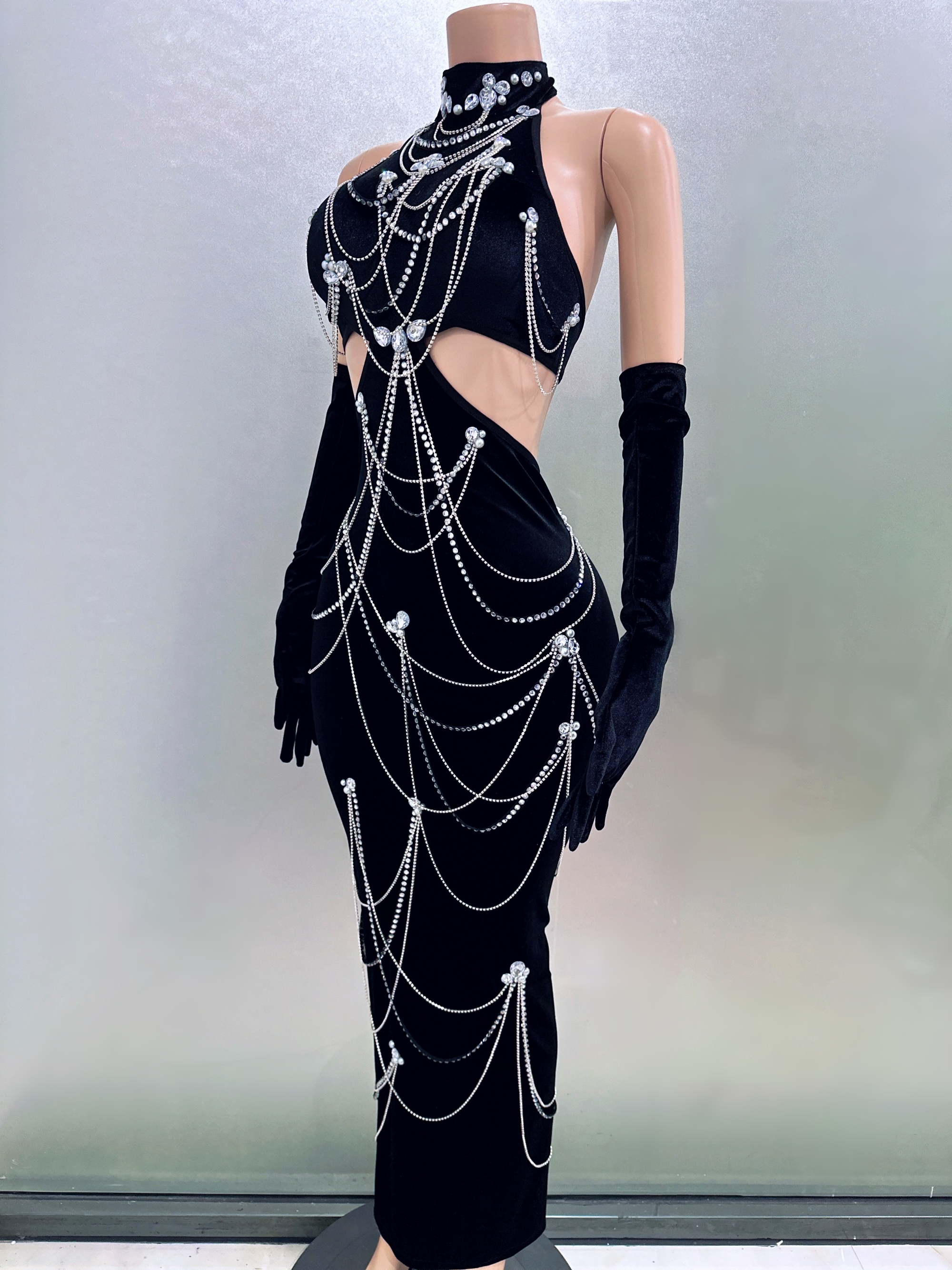 Sparkly Diamonds Tassels Chain - Women Formal Wear Zara reseña y precio