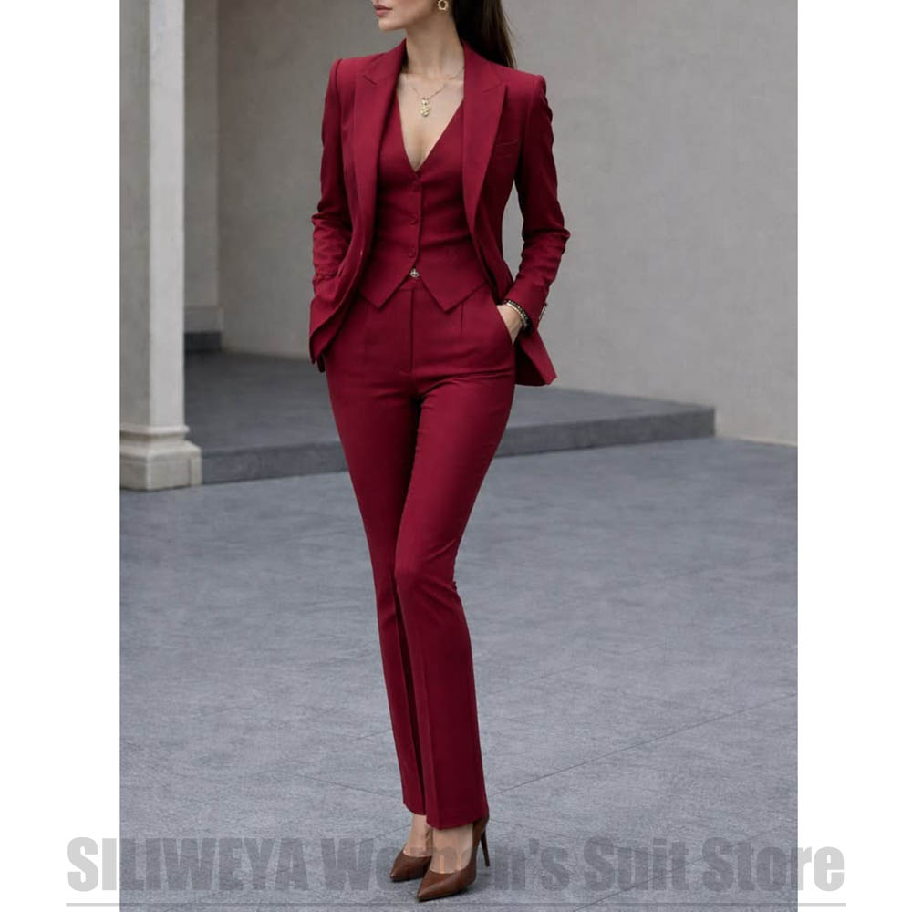 Women 3 Piece Suit Set Blazer  - Women Formal Wear Blazer Set reseña y precio