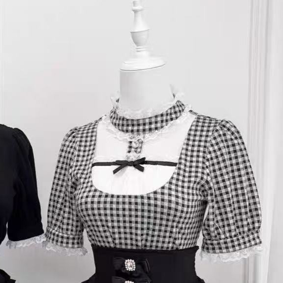 Japanese Lolita Blouse Women K - Women Formal Blouses For Evening Wear reseña y precio