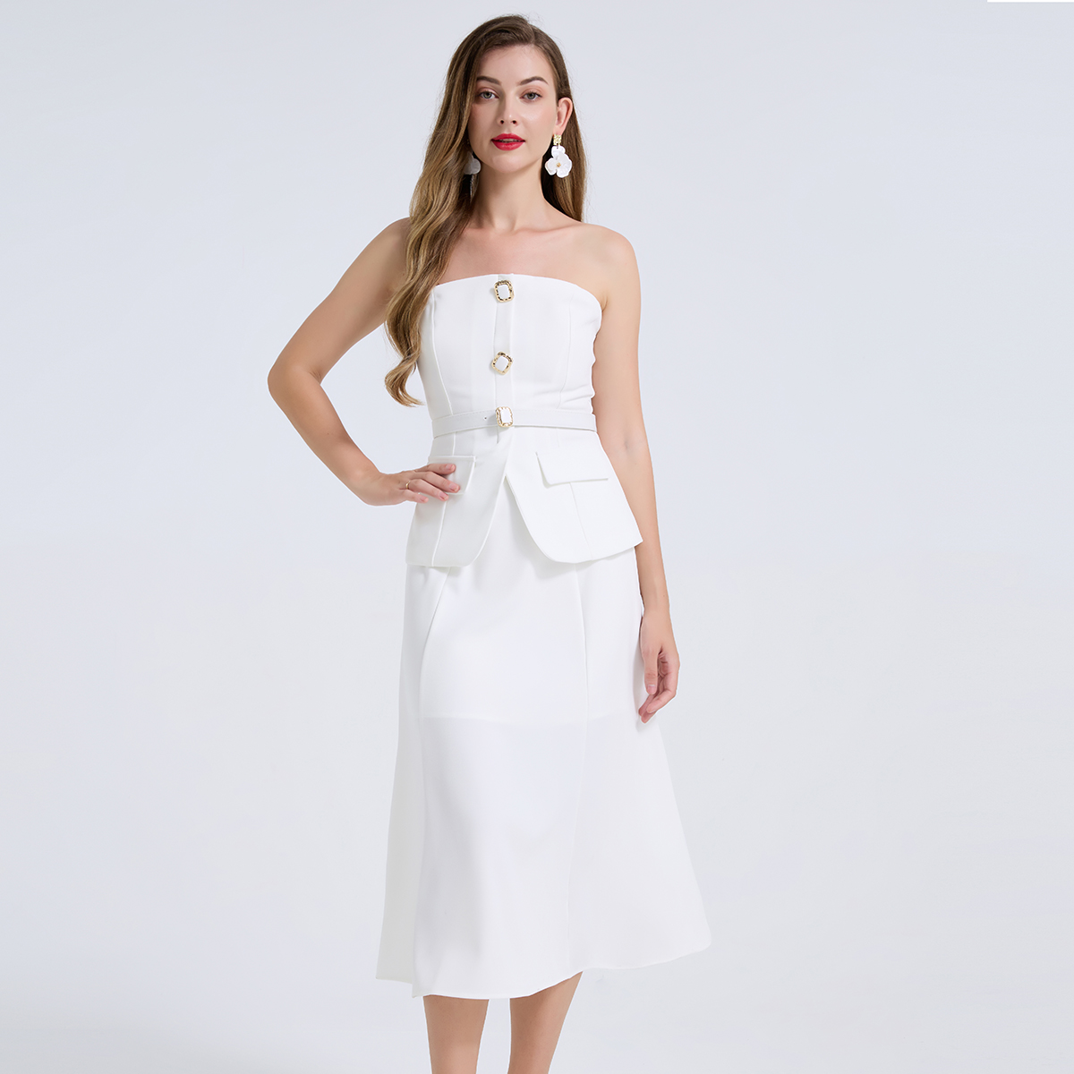 Elegant 2 Piece Women's Outfit - Women Formal Wear For Meeting reseña y precio