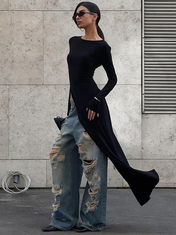 Trendix Black Asymmetrical Max - Women Formal Wear Zara reseña y precio