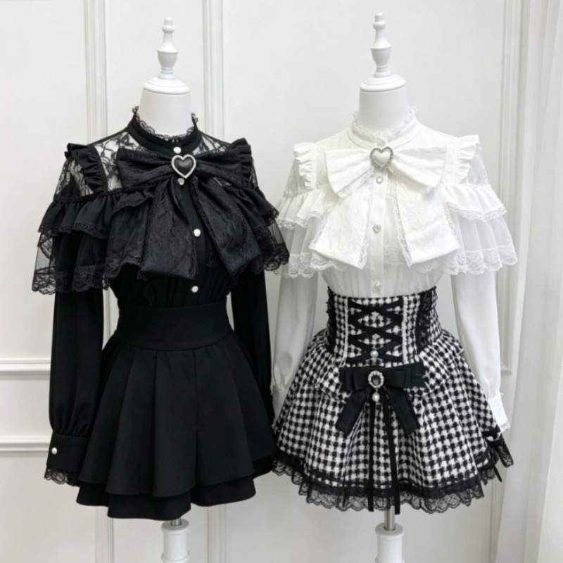 2026 Japanese Kawaii Lolita Bl - Women Formal Blouses For Evening Wear reseña y precio